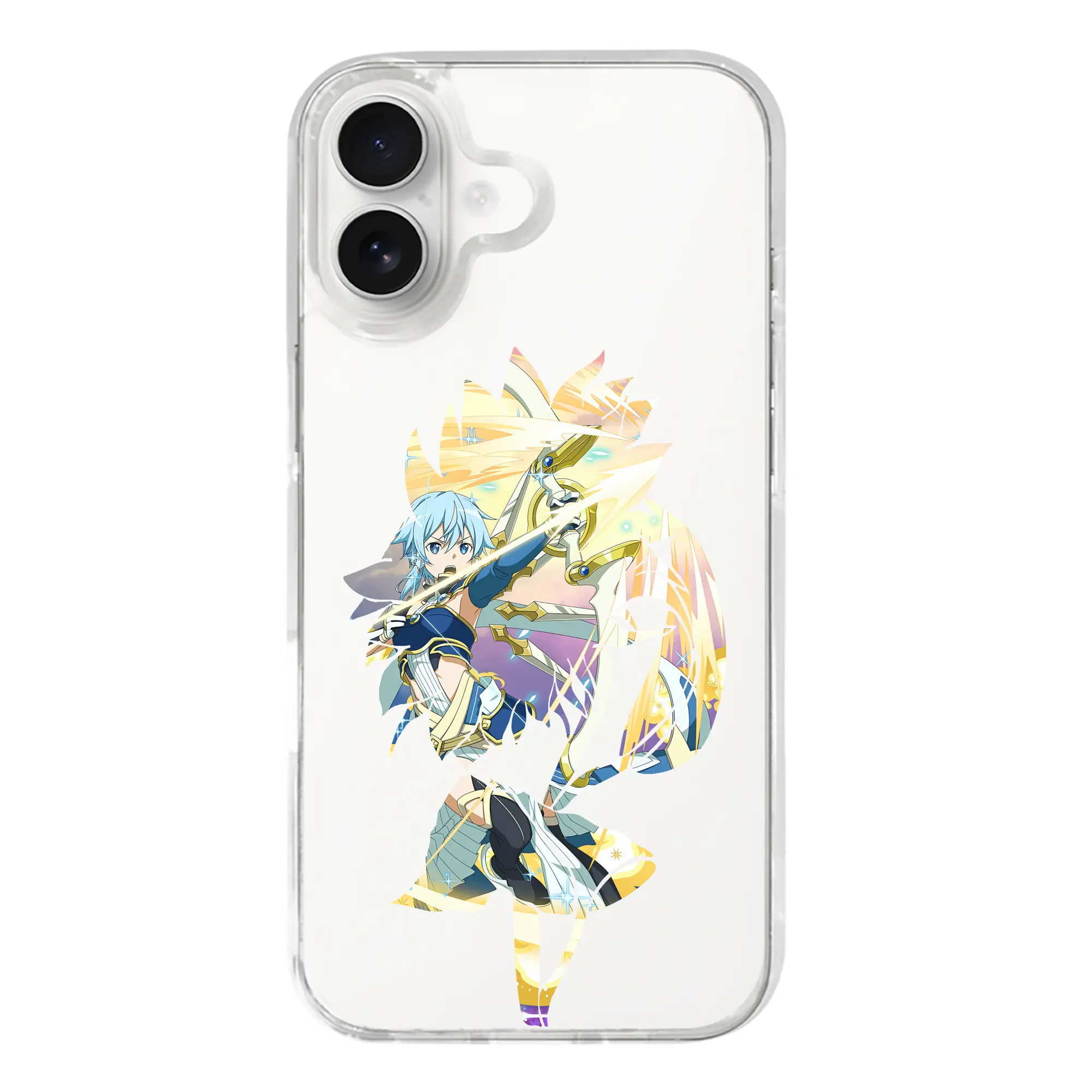 ソードアートオンライン グッズ シノン - iPhone 17シリーズ 透明スマホケース – 薄型・耐衝撃・精密フィット保護カバー